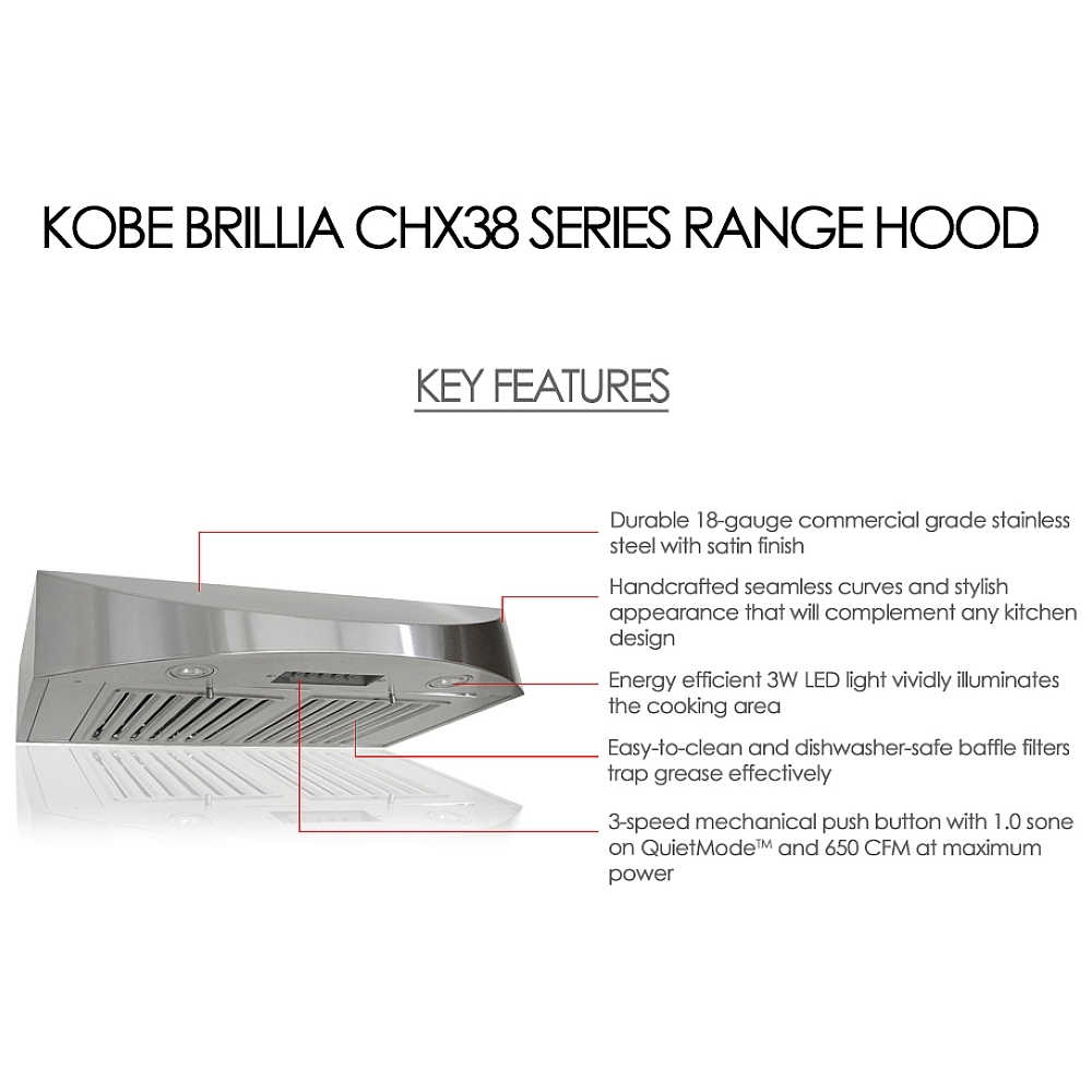 CHX3830SQB2 Kobe Ventilation Canada Sale! Best Price, Reviews and