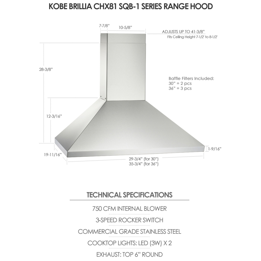 Kobe Range Hood Parts at Stephanie Jordan blog