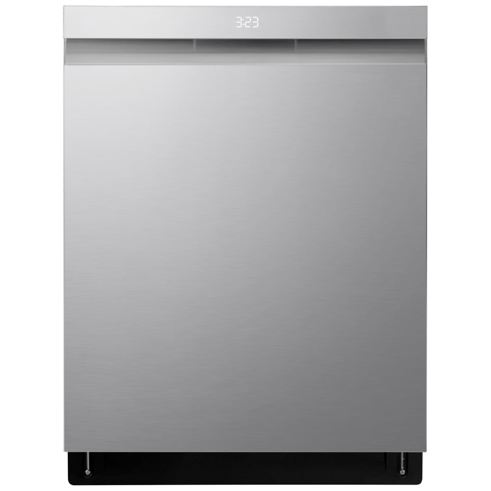 Whirlpool Lave-vaisselle à commande frontale 18 po W en noir avec cuve en  acier inoxydable