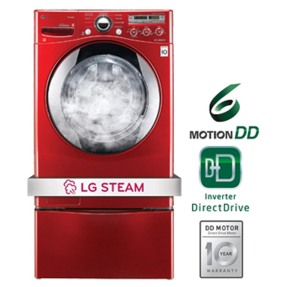 Lg steam washer red hotsell