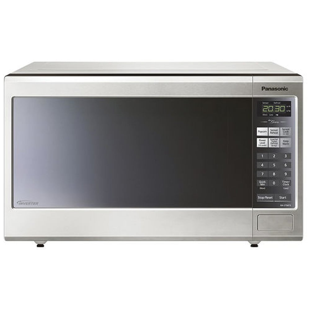 Panasonic NNST681SC Countertop Microwave 1.2 cu. ft. Capacity 1200W Watts 20 inch Exterior Width Stainless Steel colour Inverter Technology