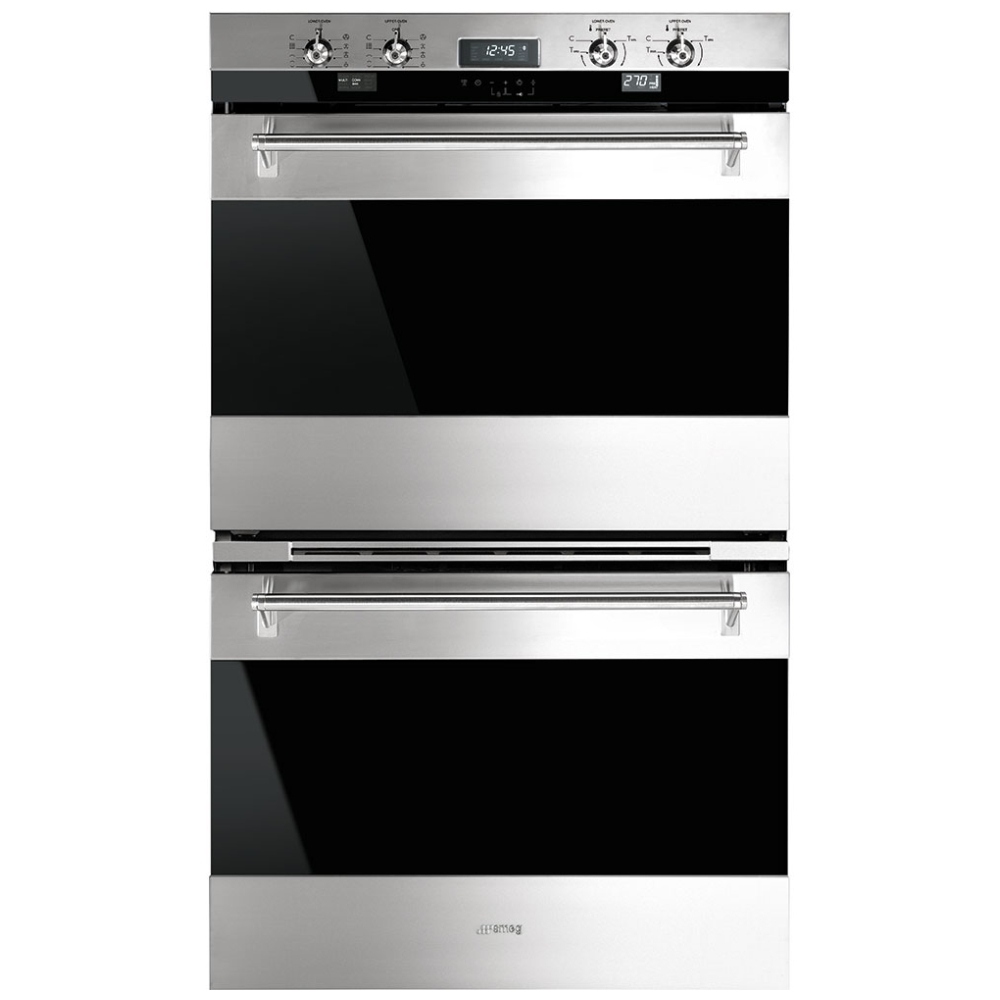 white smeg wall oven