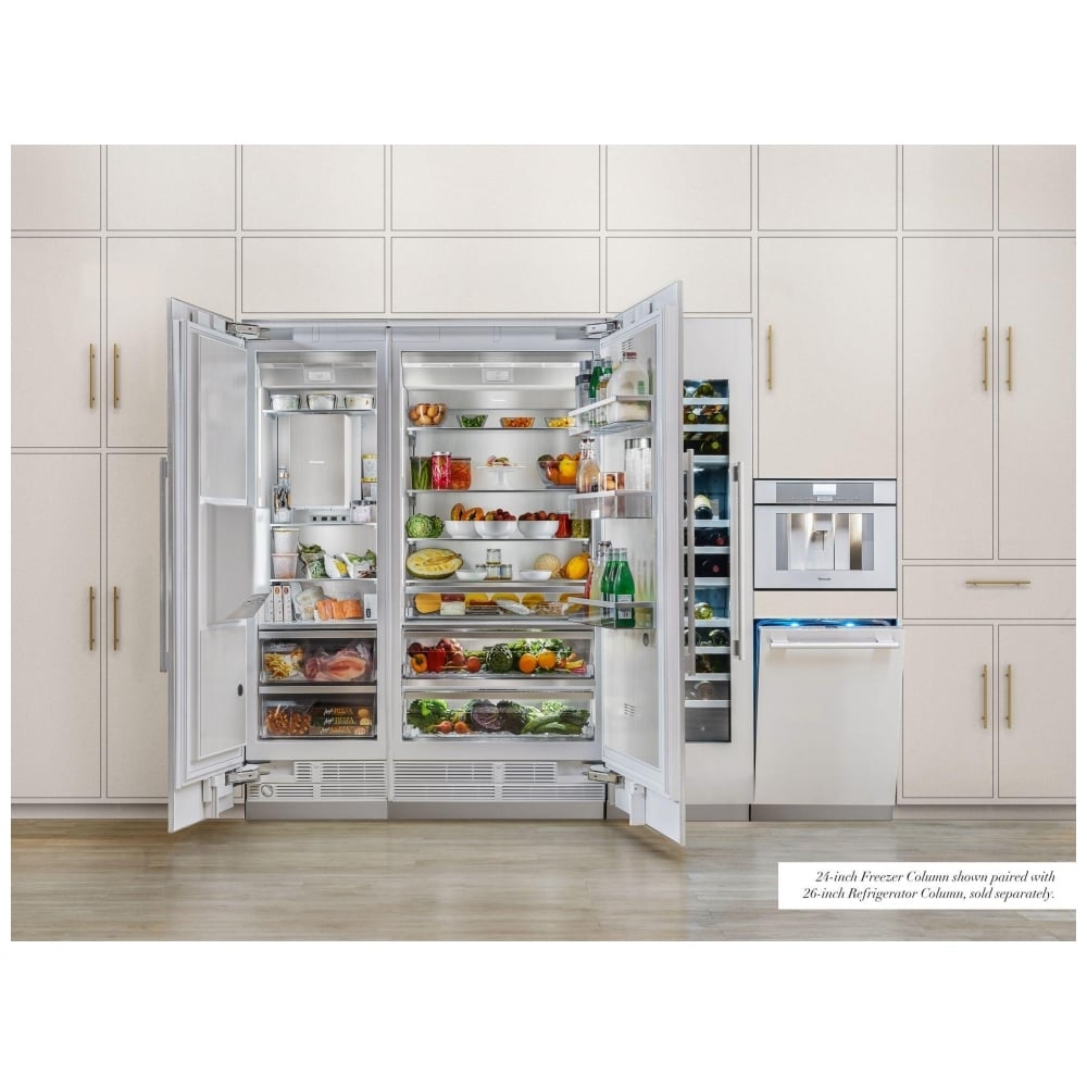 thermador 36 in 20.8 cu ft french door refrigerator t36ft