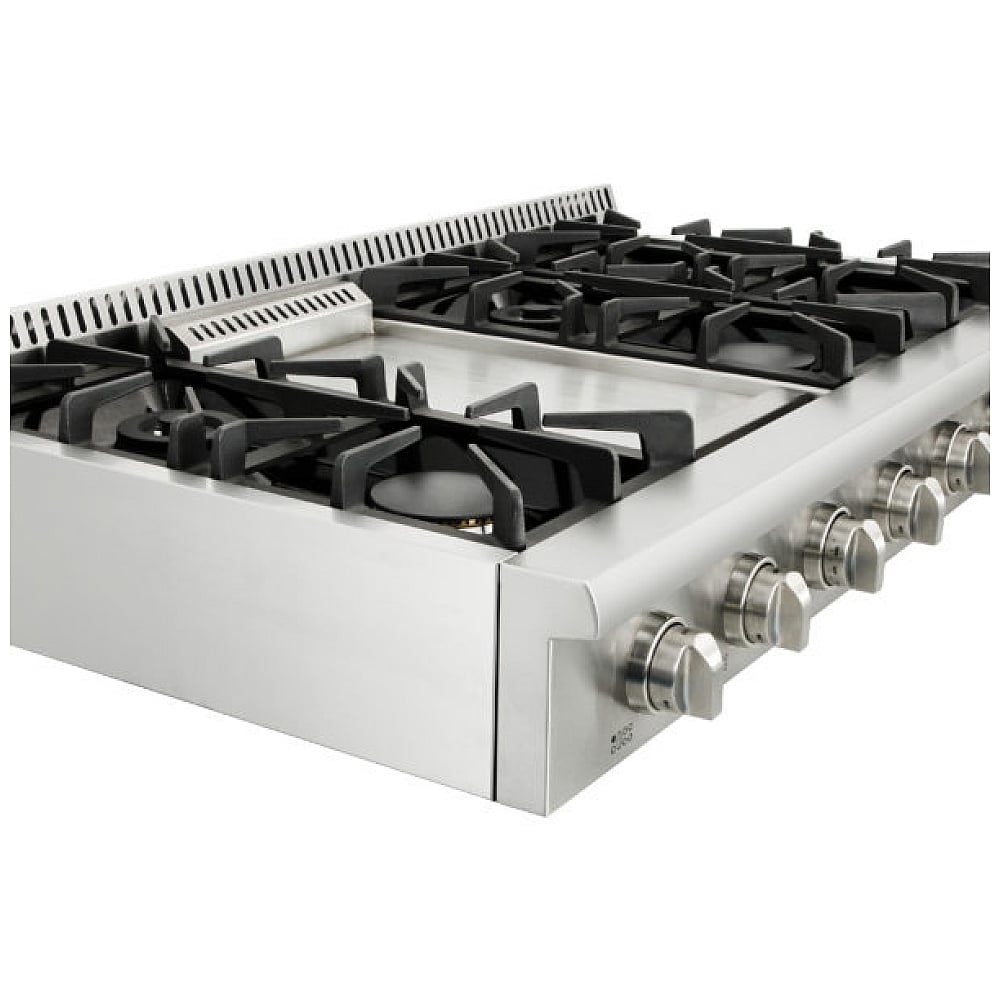 Thor Kitchen 48 in. GAS Rangetop in Stainless Steel, HRT4806U