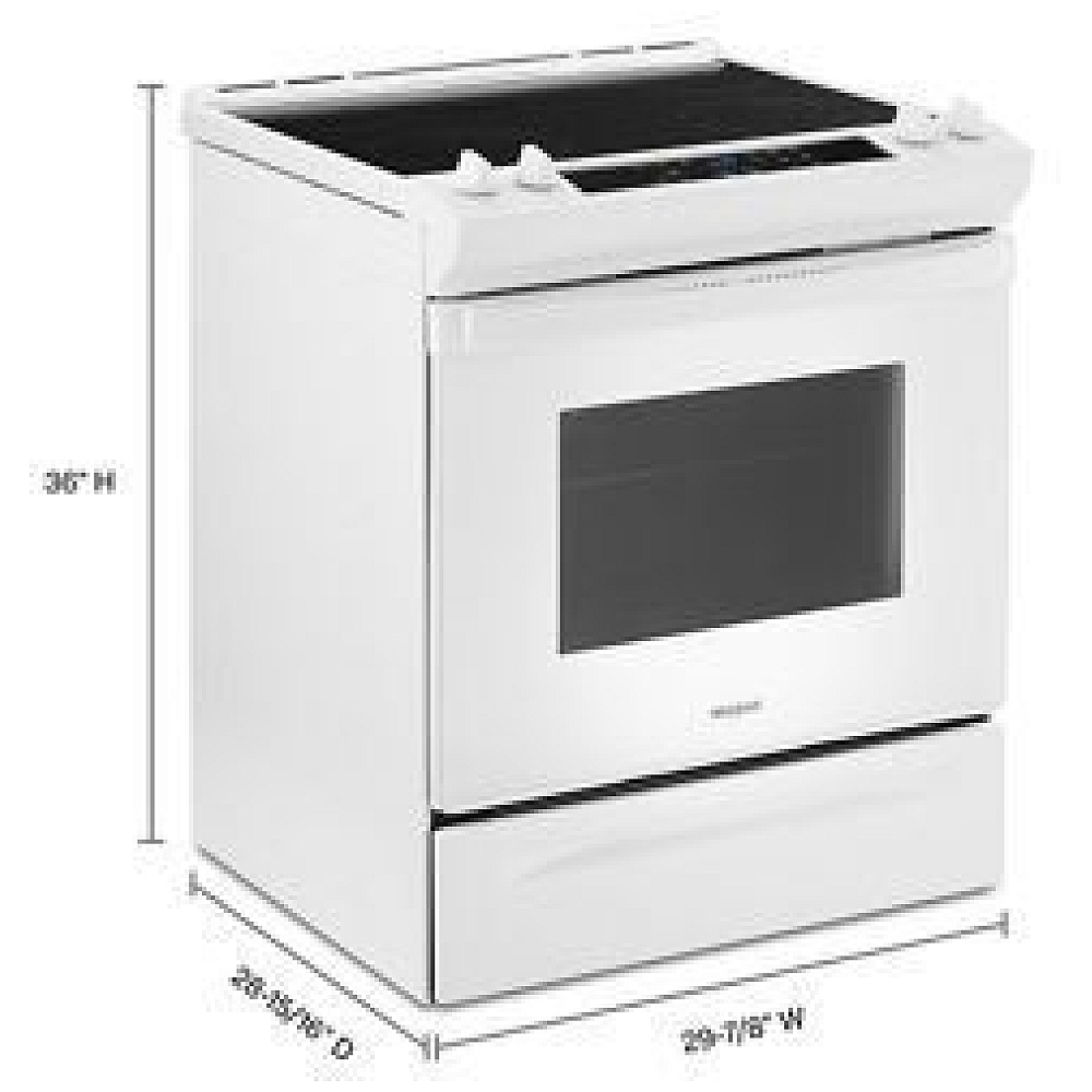 YWEE515S0LW Whirlpool 30" Electric Range Canada Sale! Best Price