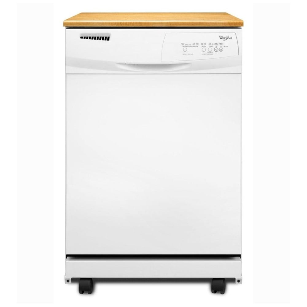 how to use whirlpool portable dishwasher