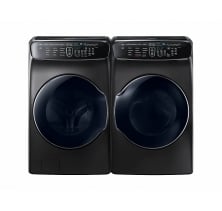 Samsung WV60M9900AV Front Load Washer <br>
Samsung DVE60M9900V Electric Dryer Combo