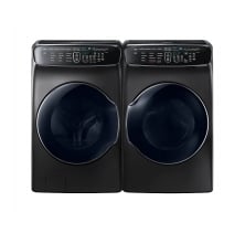 Samsung WV60M9900AV Front Load Washer <br>
Samsung DVE60M9900V Electric Dryer Combo