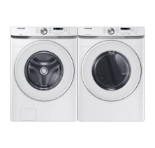 Samsung WF45T6000AW Front Load Washer<br>
Samsung DVE45T6005W Electric Dryer Combo