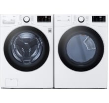 LG WM3600HWA Front Load Washer<br>
LG DLE3600W Electric Dryer Combo