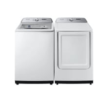 Samsung WA50R5200AW Washer <br>
Samsung DVE50T5205W Electric Dryer Combo