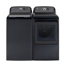 GE GTW680BMRDG Top Load Washer<br>
GE GTD65EBMRDG Electric Dryer Combo