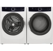 Electrolux ELFW7537AW Front Load Washer <br>
Electrolux ELFE753CAW Electric Dryer Combo