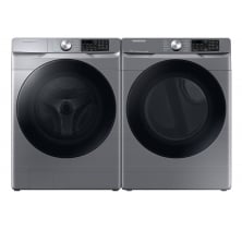 Samsung WF45B6300AP Front Load Washer <br>
Samsung DVE45B6305P Electric Dryer Combo <br>