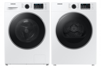 Samsung WW25B6800AW Front Load Washer 
Samsung DV25B6800EW Electric Dryer Combo