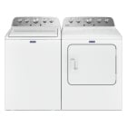 Maytag MVW5035MW & YMED5030MWLaveuse à chargement vertical 27 3/4" Largeur, 5.2 Capacité, 5 Réglages de température, 770 Vitesse de rotation de la laveuseSécheuse 29" Largeur, Sécheuse électrique, 7 Capacité, 9 Cycles de séchage