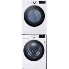 LG LG WM3600HWA & DLE3600W & KSTK4<br>Front Load Washer 27" Width