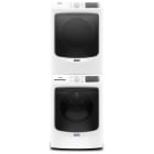 Maytag 3-pc Stackable MHW5630HW Washer & YMED5630HW Electric Dryer & Stacking Kit W10869845