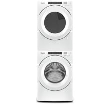 Whirlpool  3-pc Stackable WFW560CHW Washer & YWED560LHW Electric Dryer & Stacking Kit W10869845