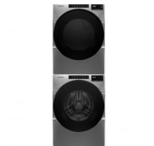 Whirlpool 3-pc Stackable WFW6605MC Washer & YWED6605MC Electric Dryer &  W10869845 Stacking Kit