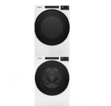 Whirlpool 3-pc Stackable WFW6605MW Washer & YWED6605MW Electric Dryer &  W10869845 Stacking Kit