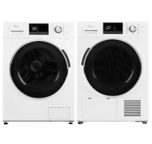 Midea MLH27N5AWWC Washer<br>
Midea MLE27N5AWWC Electric Dryer Combo