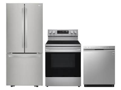 LG LREL6323S Ranges<br>LG LRFNS2200S Refrigerators<br>LG LDFN4542S Dishwashers