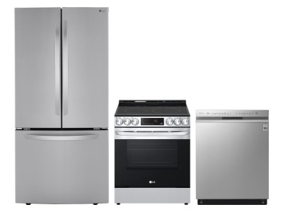 LG LRFCS2503S Refrigerators<br>LG LDFN4542S Dishwashers<br>LG LSEL6333F Ranges