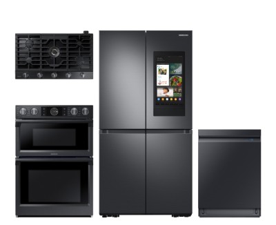 Samsung NQ70M7770DG Wall Ovens<br>Samsung NA36N7755TG Cooktops<br>Samsung DW80R9950UG Dishwashers<br>Samsung RF23A9771SG Refrigerators