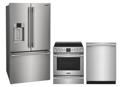 Frigidaire FPID2498SF Dishwashers<br>Frigidaire PCFE307CAF Ranges<br>Frigidaire PRFS2883AF Refrigerators