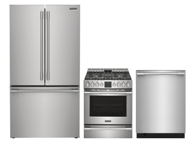 Frigidaire FPID2498SF Dishwashers<br>Frigidaire PCFG3078AF Ranges<br>Frigidaire PRFG2383AF Refrigerators