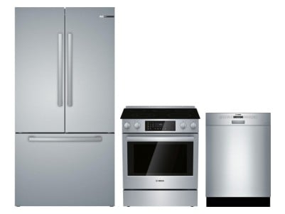 Bosch HEI8056C Ranges<br>Bosch B36CT80SNS Refrigerators<br>Bosch SHE53B75UC Dishwashers