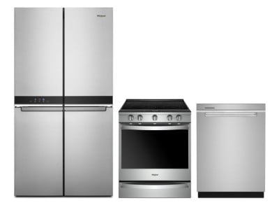 Whirlpool YWEE750H0HZ Ranges<br>Whirlpool WRQA59CNKZ Refrigerators<br>Whirlpool WDTA50SAKZ Dishwashers