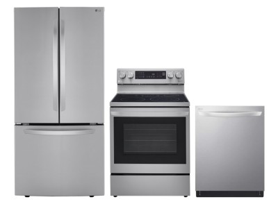 LG LRFCS2503S Refrigerators<br>LG LREL6325F Ranges<br>LG LDTS5552S Dishwashers