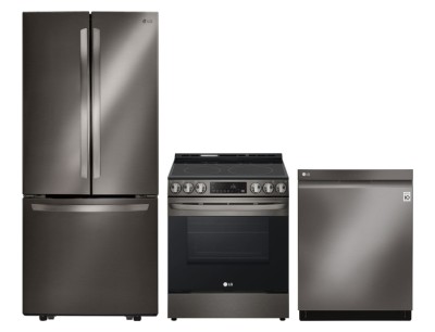 LG LDP6797BD Dishwashers<br>LG LRFNS2200D Refrigerators<br>LG LSEL6333D Ranges