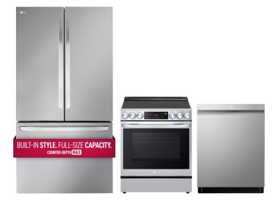 LG LSEL6335F Ranges<br>LG LRFLC2706S Refrigerators<br>LG LDPM6762S Dishwashers