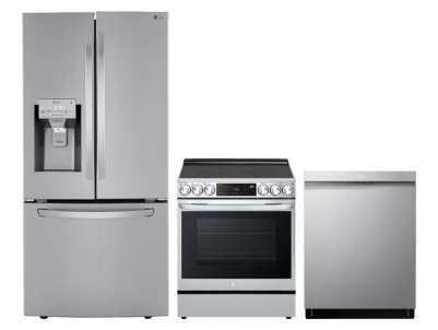 LG LRFXS2503S Refrigerators<br>LG LSEL6335F Ranges<br>LG LDPM6762S Dishwashers