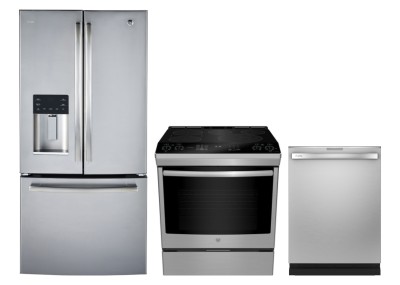 GE PDT715SYNFS Dishwashers<br>GE PCHS920YMFS Ranges<br>GE PYE18HYRKFS Refrigerators