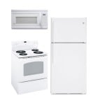 GEKitchen Appliance Package (GTS18FTLKWW, JCBS280DMWW, JVM2160DMWW)