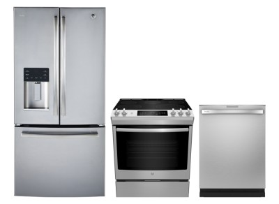 GE JCS840SMSS Ranges<br>GE PDT715SYNFS Dishwashers<br>GE PYE18HYRKFS Refrigerators