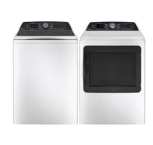 GE PTW705BSTWS Top Load Washer
GE PTD70EBMTWS Electric Dryer Combo