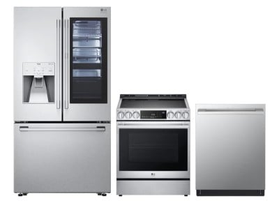 LG LSES6338F Ranges<br>LG SRFVC2416S Refrigerators<br>LG SDWB24S3 Dishwashers