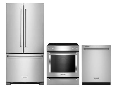 KitchenAid KRFF302ESS Refrigerators<br>KitchenAid YKSEG700ESS Ranges<br>KitchenAid KDTE204KPS Dishwashers