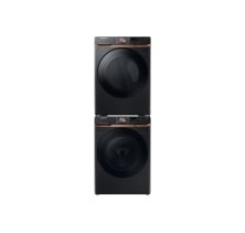 Samsung 3-Piece Stackable WF50BG8300AVUS Washer, DVE50BG8300VAC Electric Dryer & Stacking Kit
