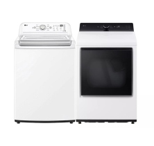 LG WT7155CW Top Load Washer
LG DLE8400WE Electric Dryer Combo