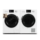 MideaWasher & Dryer Set (MLH27N5AWWC, MLE27N5AWWC)
