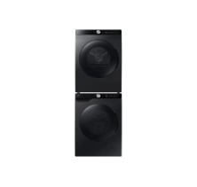 Samsung 3-Piece Stackable WW25FG6B34BBAC Washer, DV25FG60BVBBAC Electric Dryer & Stacking Kit
