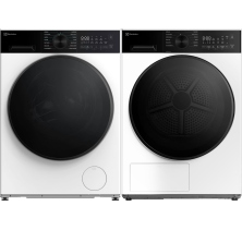 Electrolux ELFW4333AW Front Load Washer 
Electrolux ELFE433CAW Electric Het Pump Dryer Combo