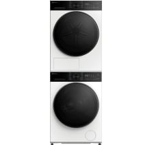 Electrolux 3-Piece Stackable ELFW4333AW Washer, ELFE433CAW Electric Heat Pump Dryer & Stacking Kit