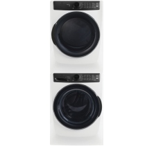 Electrolux 3-Piece Stackable ELFW7738MW Washer, ELFE773CMW Electric Dryer & Stacking Kit